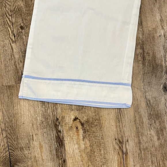 Haute Home Linens St. Moritz pajamas set with blue ice trim boutique Size Lg - Picture 12 of 15